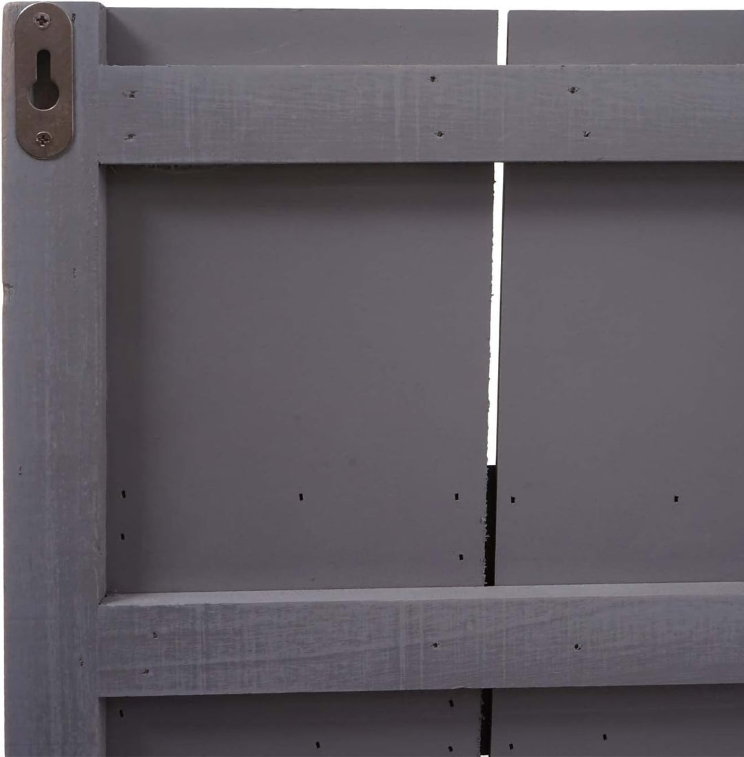 Mendler Wandgarderobe HWC-C89AM Welcome, Garderobe Garderobenpaneel, Shabby-Look Vintage, 91x60cm -