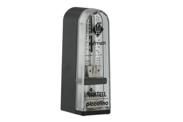 Wittner Metronom 890161 Kunststoffgehäuse ohne Glocke Taktell Piccolino schwarz, schwarz