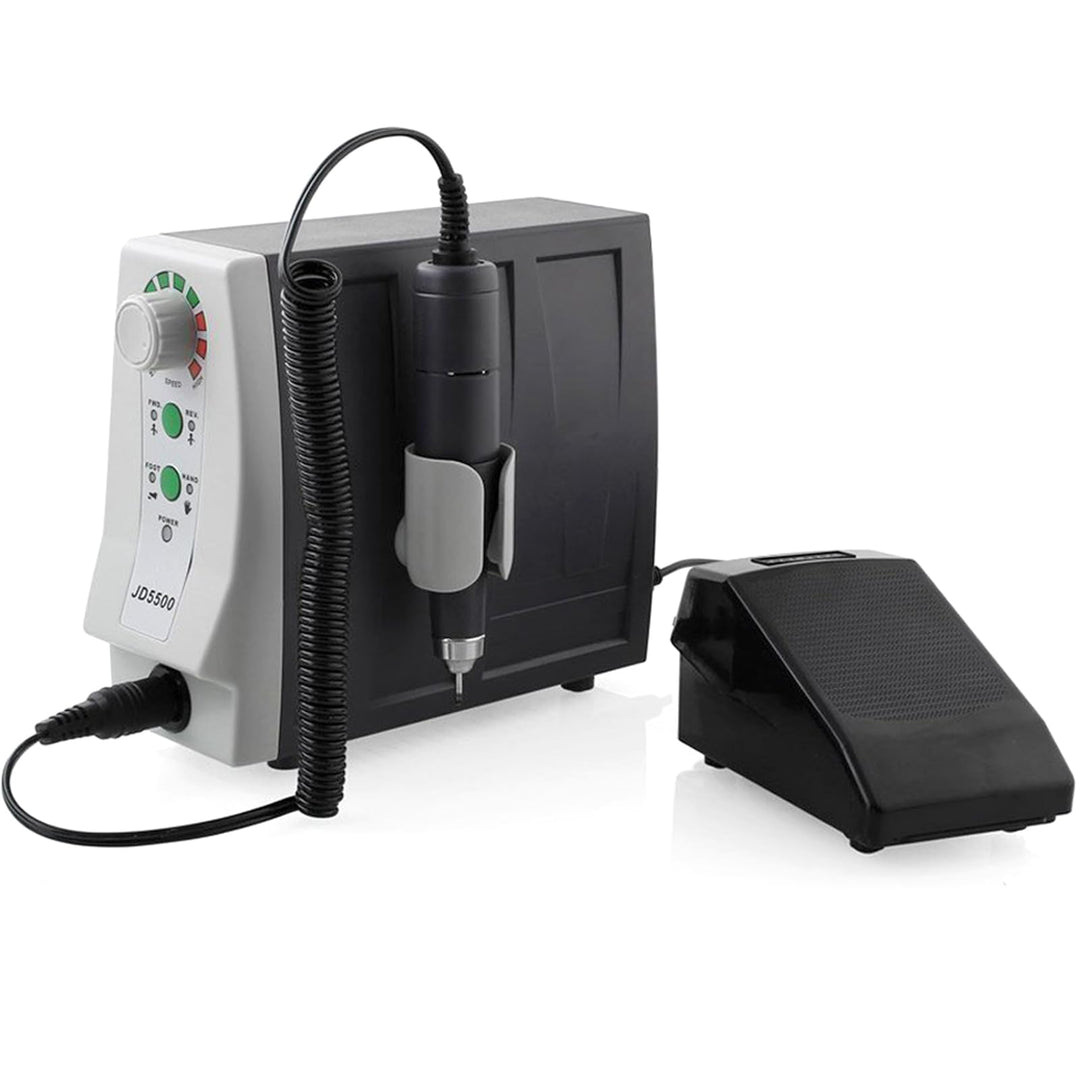 Profi Nagelfräser für Gelnägel 35000 - JSDA® JD5500 elektrische Nagelfeile Für Nagelstudio & Privat,