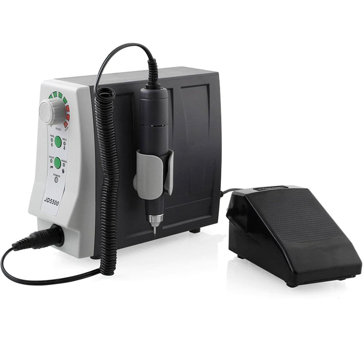 Profi Nagelfräser für Gelnägel 35000 - JSDA® JD5500 elektrische Nagelfeile Für Nagelstudio & Privat,
