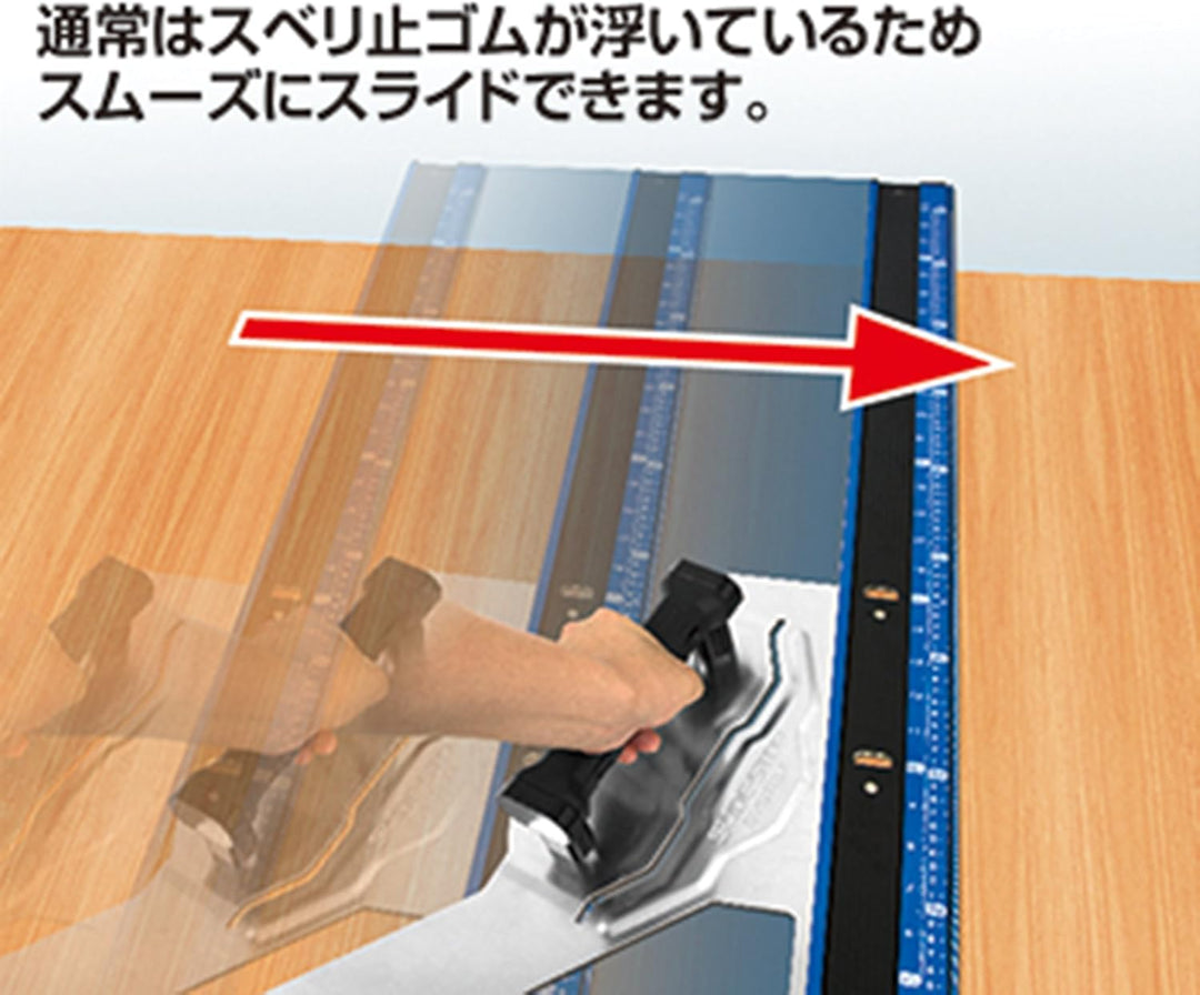 Shinwa 73151 Sokutei Kreissägeführungslineal El Angle Plus kombinierte Skala 23,6 Zoll (60 cm) Plus