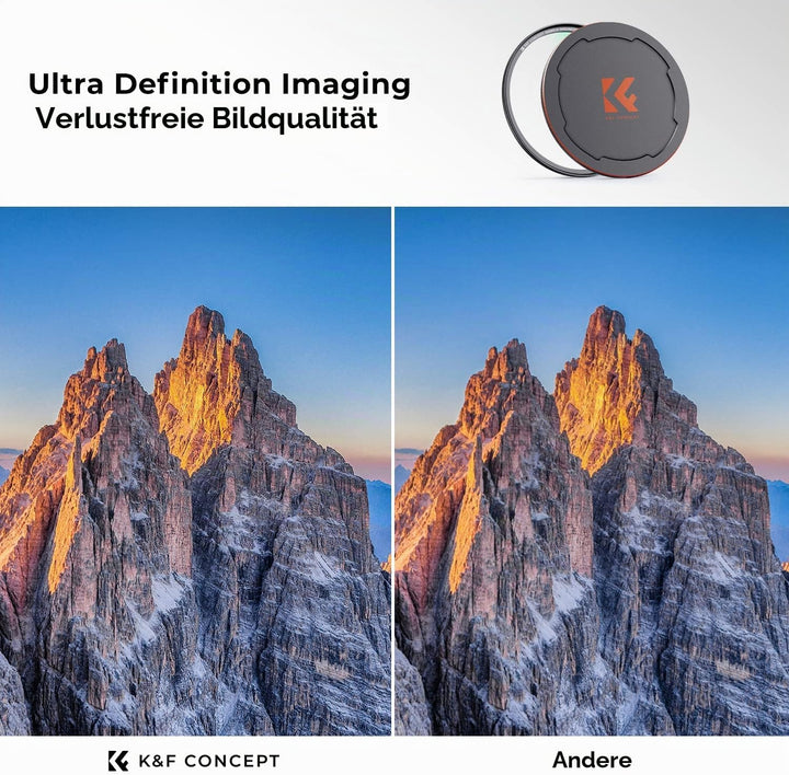 K&amp;F Concept X-Serie 52MM Magnetischer MCUV Filter mit Objektivdeckel Schutzfilter Ultraviolett-Filte
