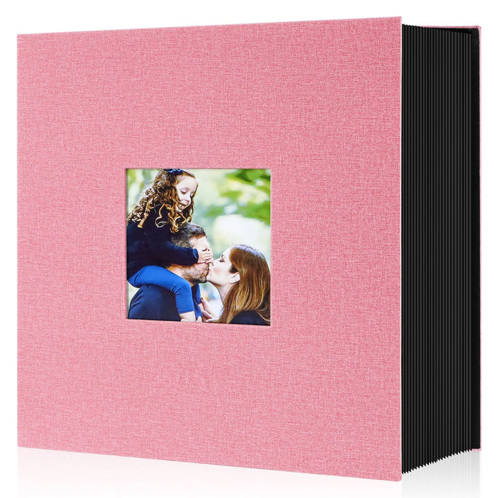 Lanpn Fotoalbum 10x15 1000, Extra Grosses XXL Leinen Einstecken Einsteckalbum für Hoch und Querforma