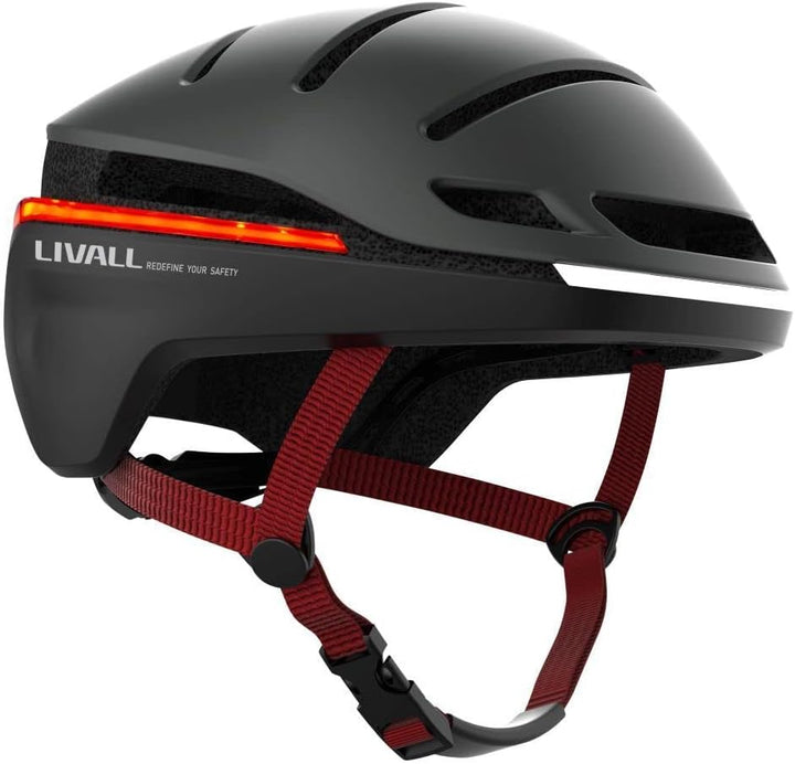 LIVALL Evo21 Fahrradhelm Schwarz M 54 - 58 cm Single, Schwarz M 54 - 58 cm Single