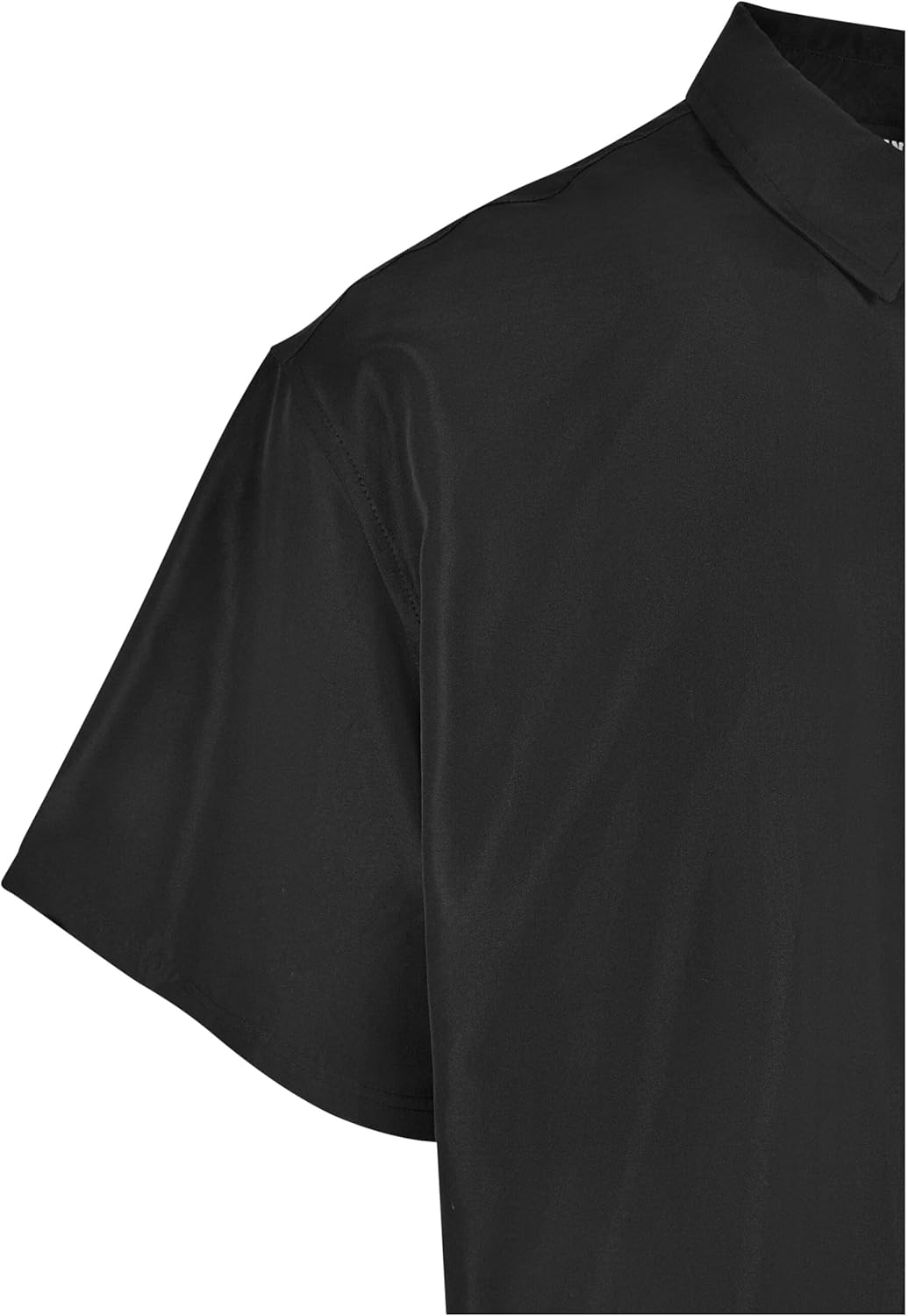 Urban Classics Herren Recycled Nylon Shirt XL Schwarz, XL Schwarz