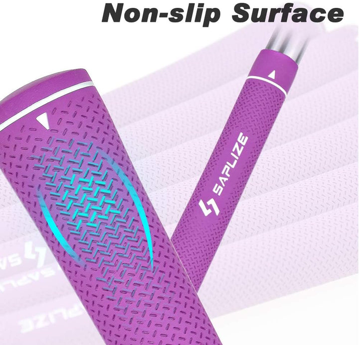 SAPLIZE Golfgriffe, 13er-Set mit komplettem Regripping-Kit, Standard / Midsize, Golfschlägergriffe a