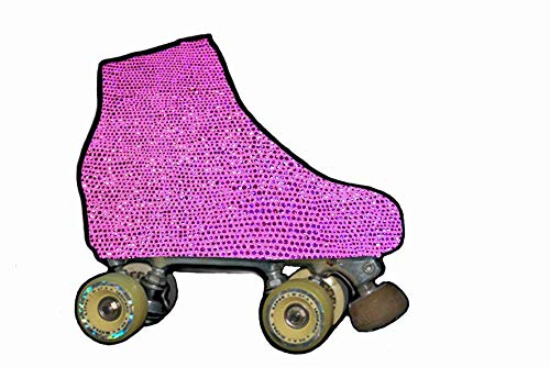 SILVYE - Glänzende und metallische Schlittschuhabdeckung, 2- TALLA M Magenta, TALLA M Magenta