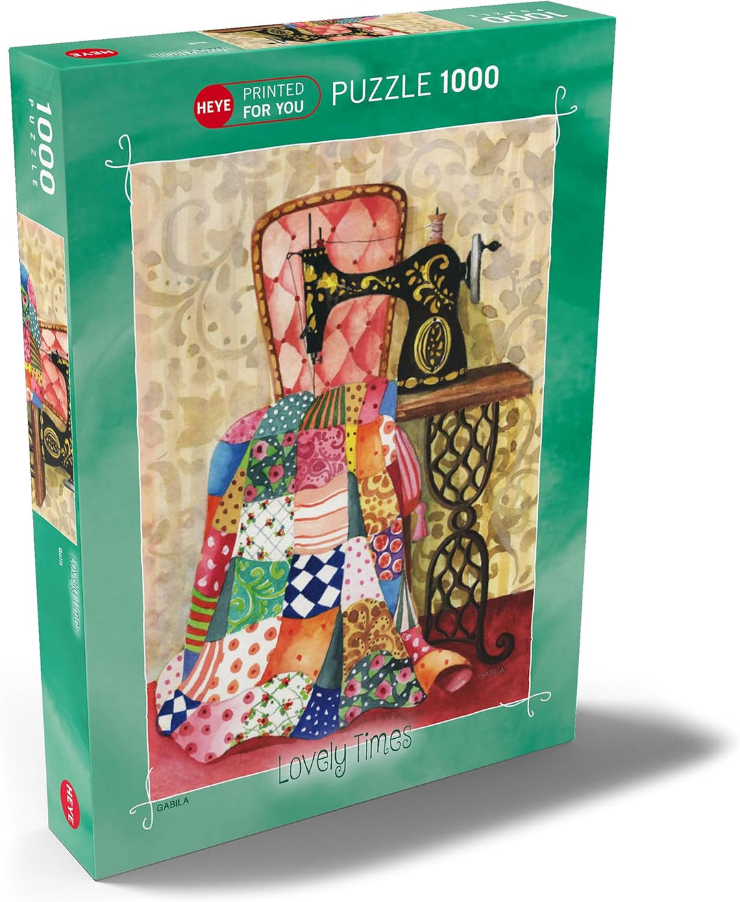 Quilt - Gabila - Lovely Times - Premium 1000 Teile Puzzle - MyPuzzle Sonderkollektion von Heye Puzzl