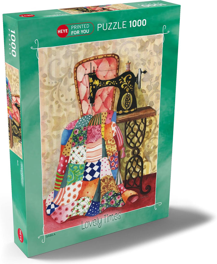 Quilt - Gabila - Lovely Times - Premium 1000 Teile Puzzle - MyPuzzle Sonderkollektion von Heye Puzzl