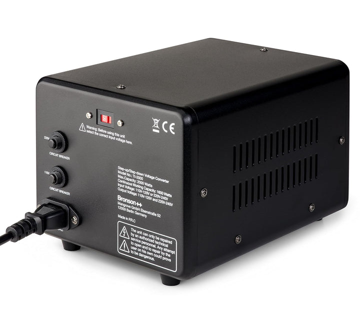 Bronson++ TI 2000 110 Volt USA Spannungswandler Ringkern-Transformator 2000 Watt - In: 110V oder 220