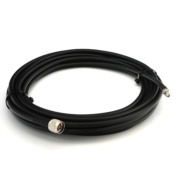 12m RP-SMA Stecker auf N Stecker Koaxialkabel — Vollkupfer HF400 Flexibles Verlängerungskoax 50 Ohm