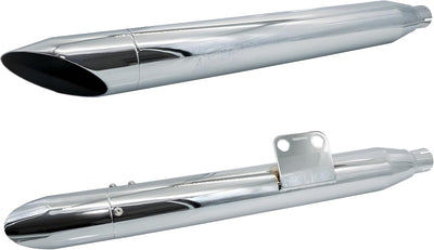 Auspuffanlage LeoVince Komplettanlage SILVERTAIL K02, chrom, mit Zulassung für Kawasaki VN 800 Class