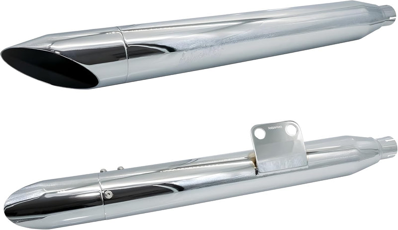 Auspuffanlage LeoVince Komplettanlage SILVERTAIL K02, chrom, mit Zulassung für Kawasaki VN 800 Class