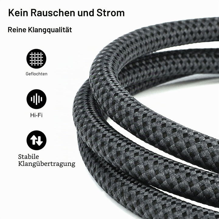J&amp;D USB-C zu XLR Mikrofon Audio Kabel für Audioaufnahme, Dynamisches Mikrofon, Geflochtenes USB-C zu