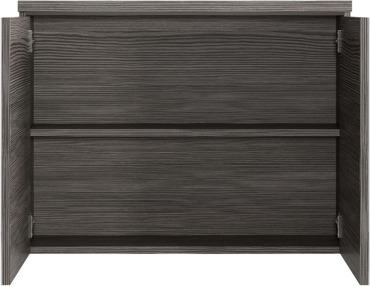 Badplaats B.V. Spiegelschrank Paso 80cm Eiche Grau - Schrank Spiegelschrank Spiegel Badezimmer Badmö