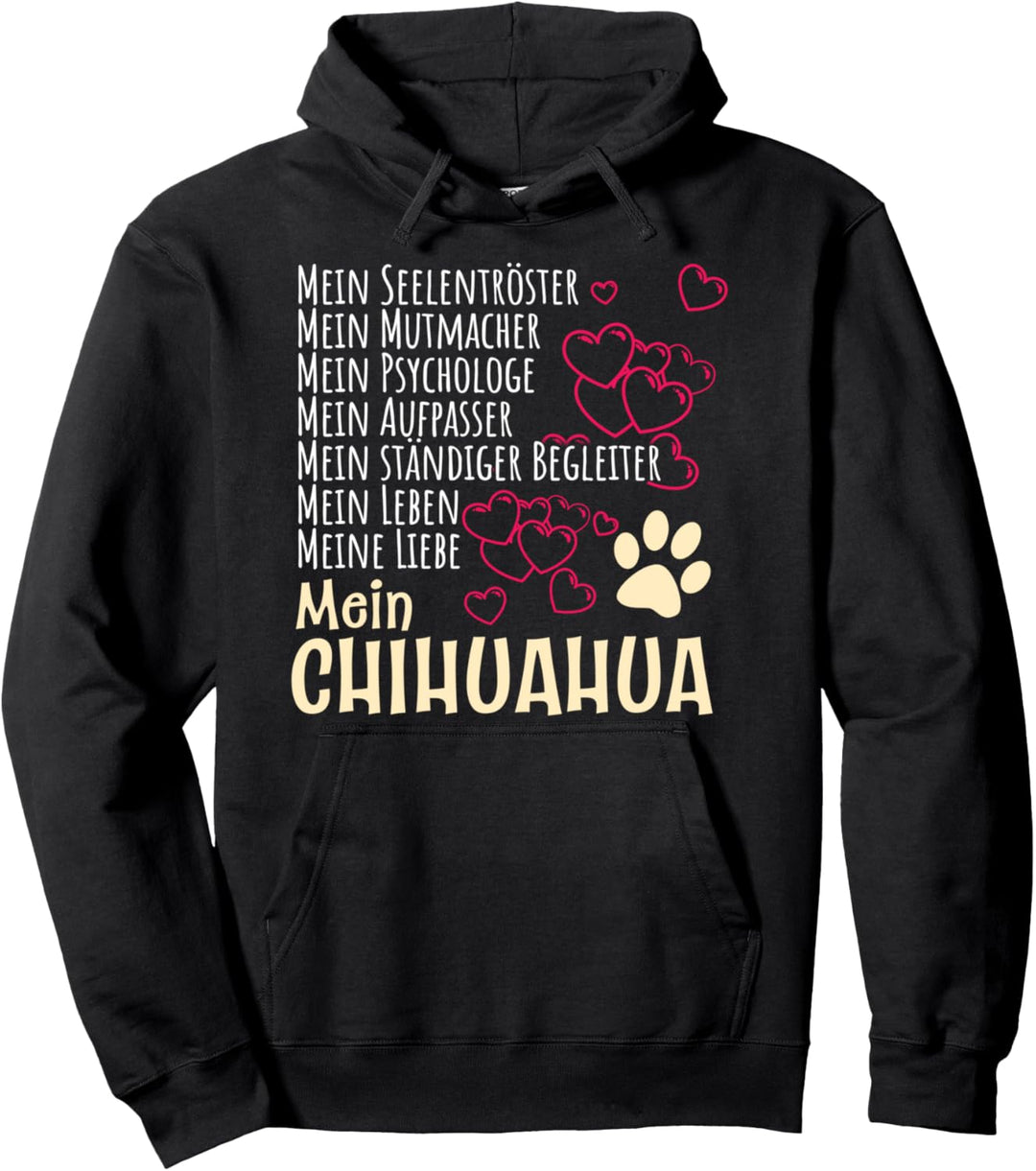 Bekleidung Hunde Besitzer Spruch Geschenk Chihuahua Pullover Hoodie