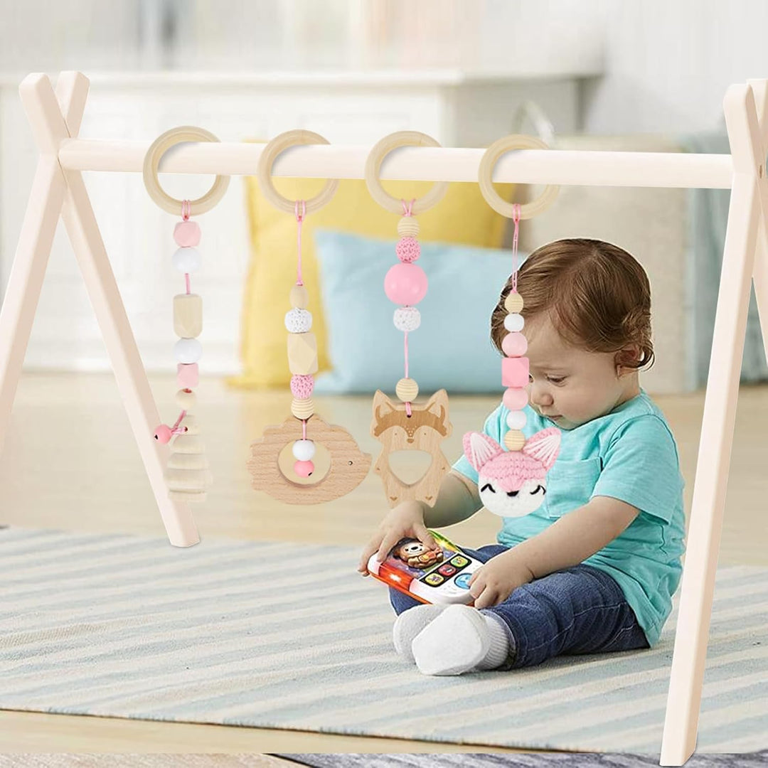 Spielbogen Baby Spielzeug ab 0 Monate 4 Stück Spielebogen Babies Toys Spielbögen Baby Gym Anhänger H