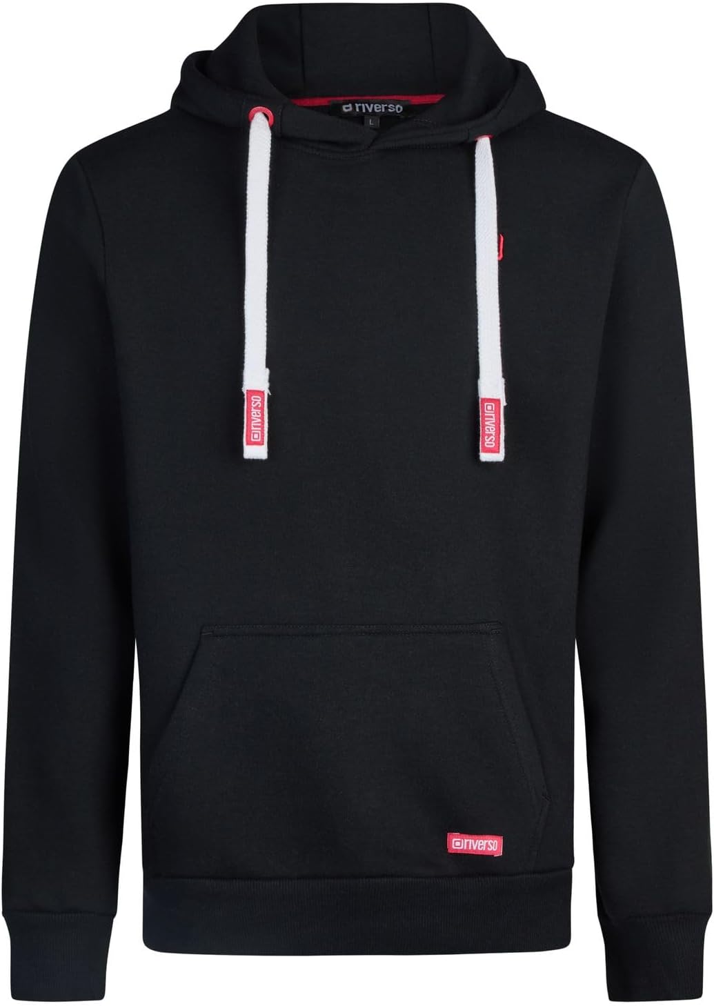 riverso Hoodie Herren Regular Fit RIVLinus Kapuzenpullover Pullover Sweatshirt Streetwear Grau Braun