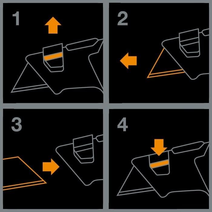 Fiskars Universalmesserklingen, Ersatz für mehrere Fiskars-Universalmesser, Klinge aus rostfreiem St
