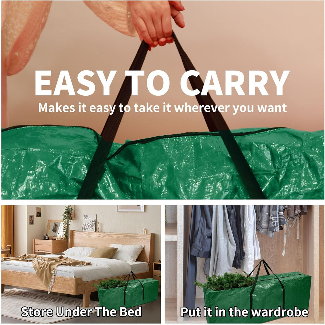 Weihnachtsbaum Aufbewahrungstasche - Rot Weihnachtsbaum Tasche Urlaub extra gross für bis zu 9Ft Bau