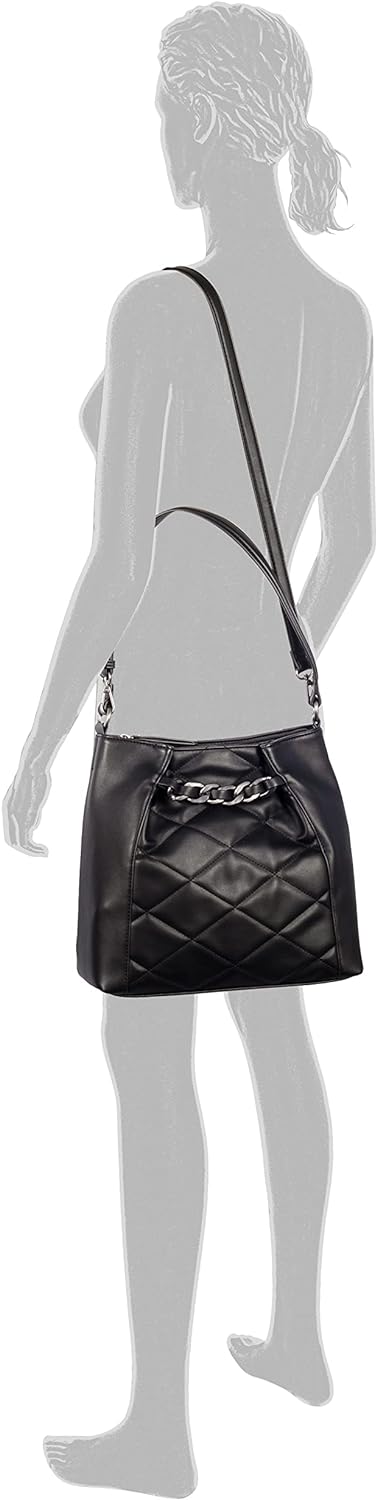 Gabor bags Charlotte Damen Beuteltasche Bucket Bag Schwarz, Schwarz