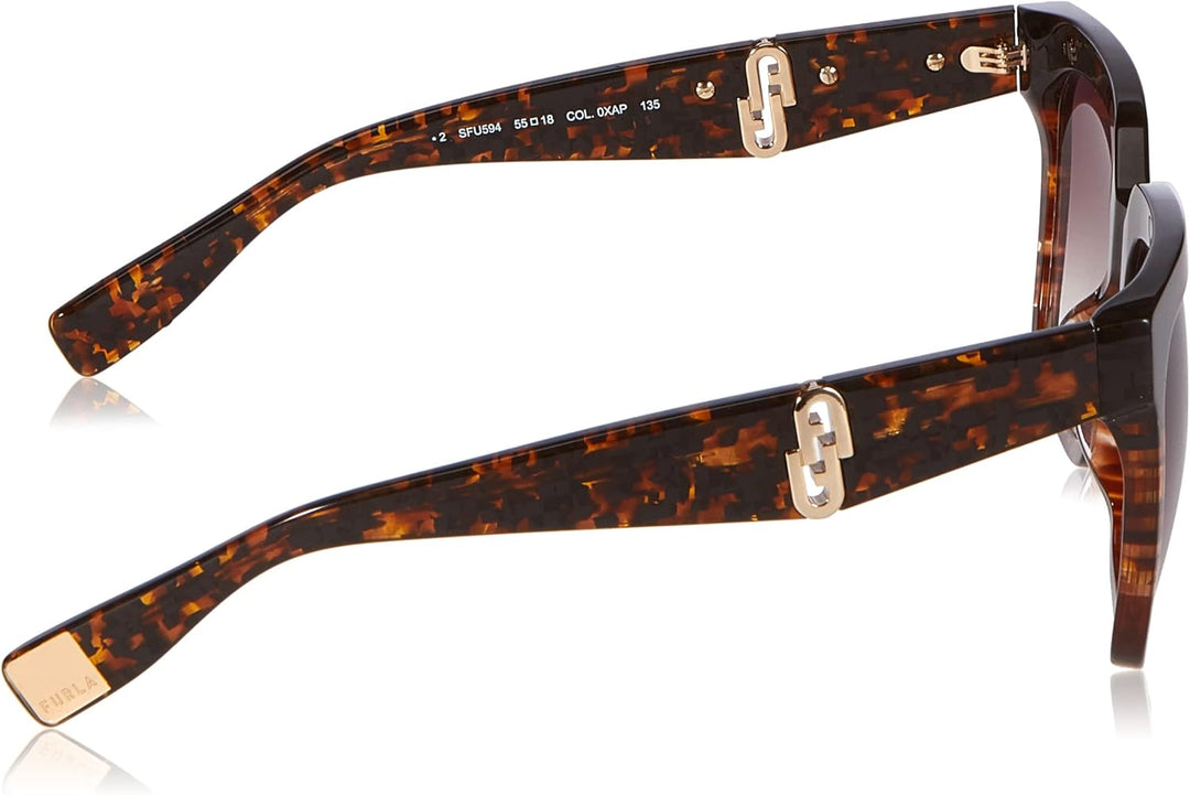 Furla Unisex Sunglasses 55 Brown, 55 Brown