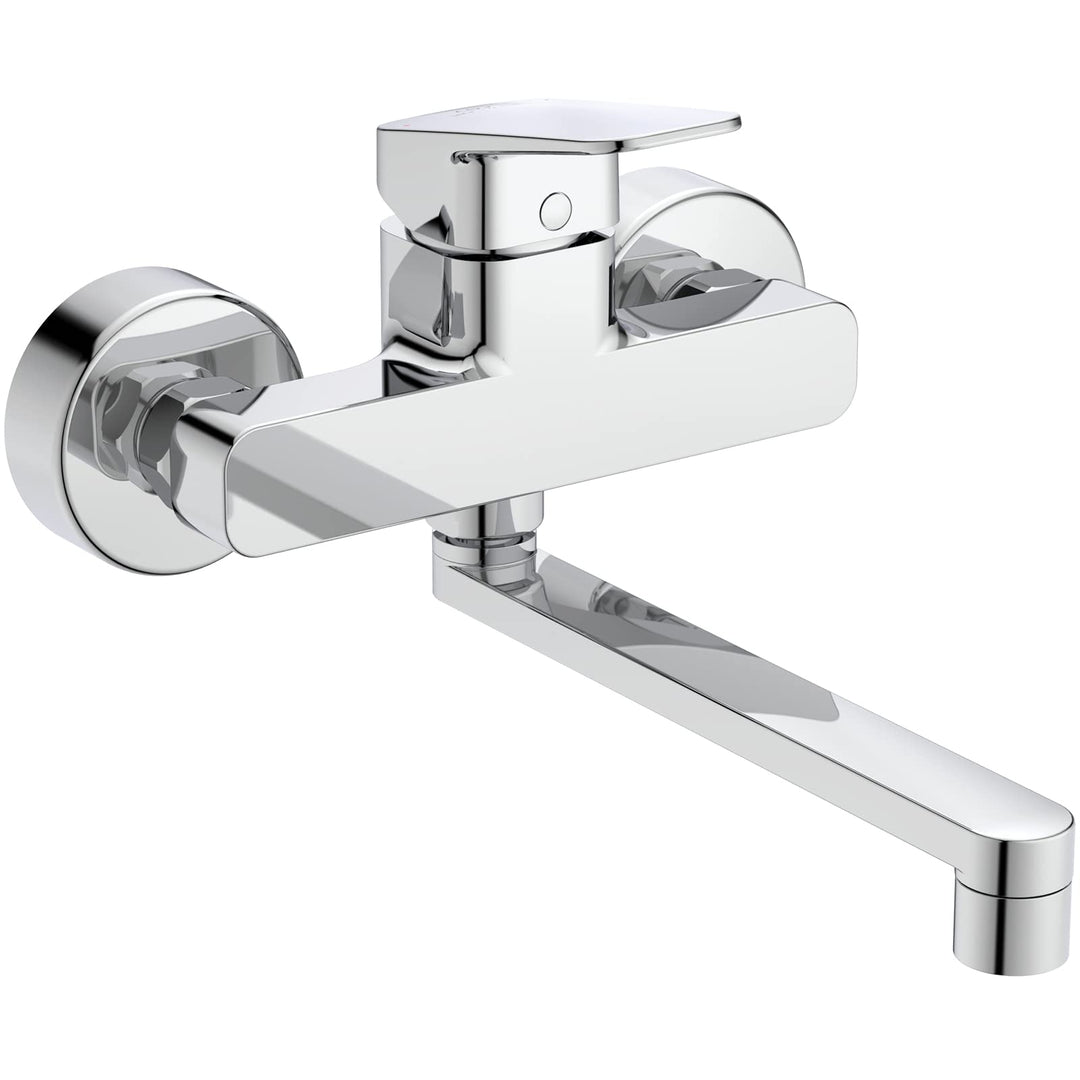 Ideal Standard BD340AA Ceraplan Wand-Küchenarmatur Aufputz Auslauf 160mm Chrom, Auslauf 160mm Chrom
