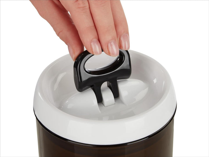Leifheit Fresh and Easy Kaffee Vorratsbehälter, 1, 4 L, rund, luft- und wasserdichte Vorratsdose mit