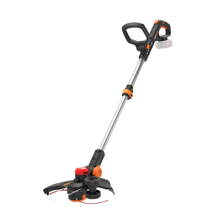 WORX Nitro WG173E.9 Akku Rasentrimmer 20V - leistungsstarker bürstenloser Motor - 33 cm Schnittkreis