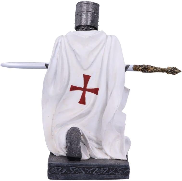 Nemesis Now Knight's Eath Stifthalter, Whilte, 16,8 cm, weiss, 16.8cm