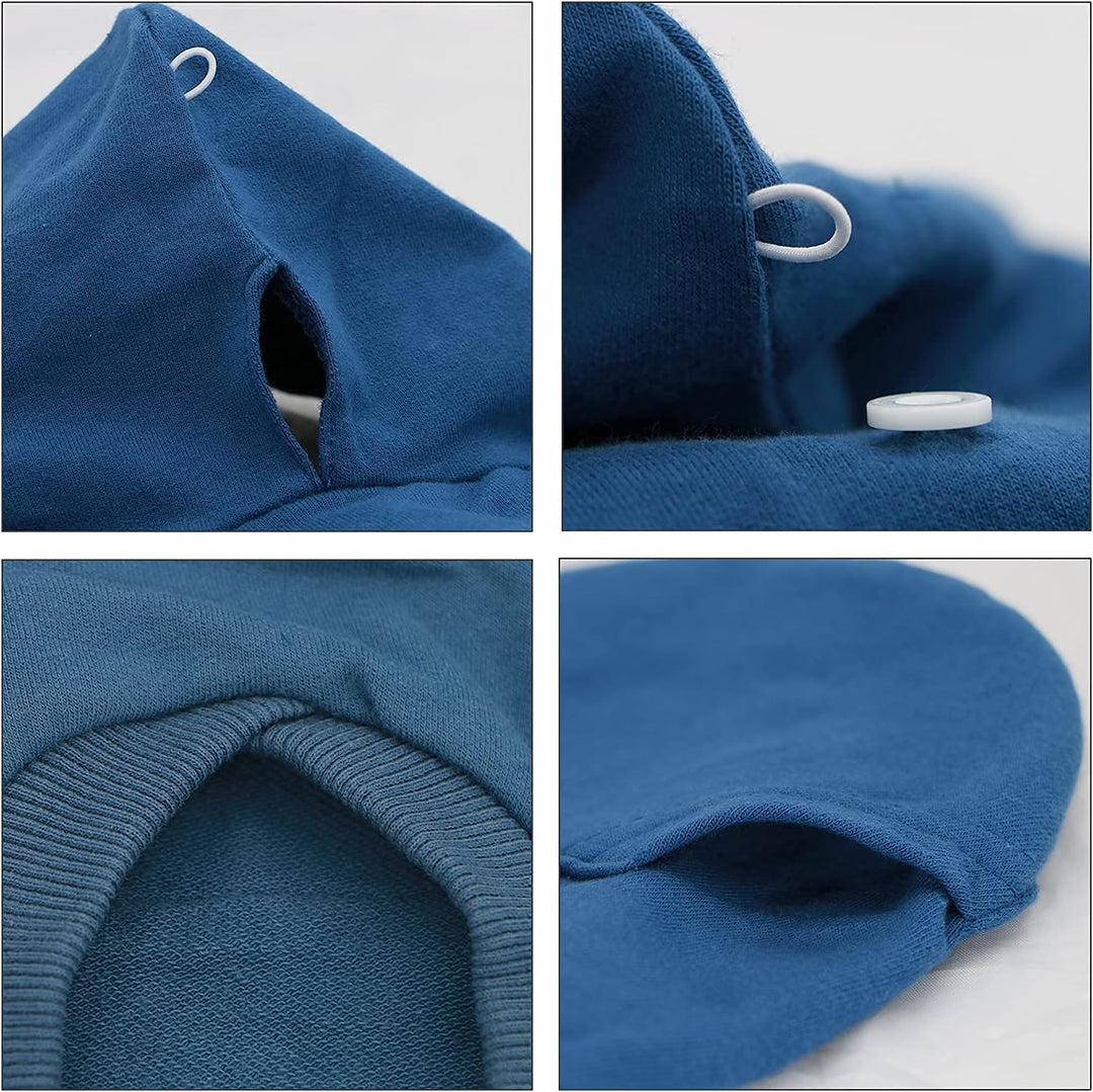 LOPHIPETS Hunde-Kapuzenpullover aus Baumwolle, für kleine Hunde, Chihuahua, Welpen, Kleidung, kaltes