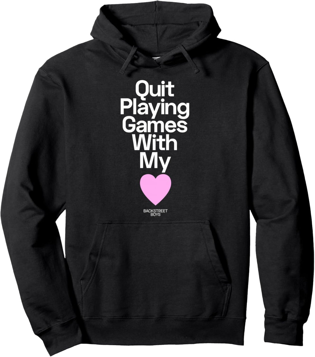 Backstreet Boys – Quit Playing Games Heart Pullover Hoodie