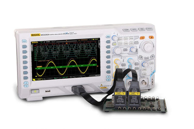 RIGOL MSO2102A Digitaloszilloskop, 2 analoge + 16 Digitalkanäle+ Logiktastkopf, 100MHz, 2Gsa/s, 56Mp