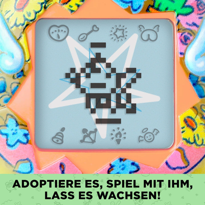Bandai – Tamagotchi Original – Angel Flower Bouquet – Elektronisches Virtuelles Haustier mit LCD‑Bil