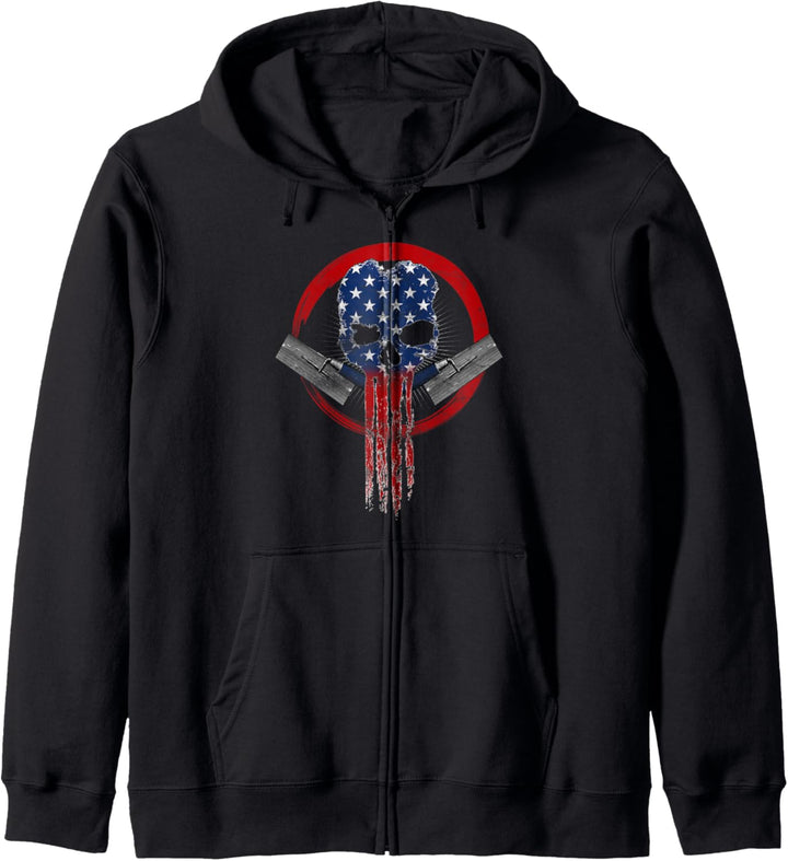 Concrete Finisher Patriotic American Flag Cement Mason Kapuzenjacke