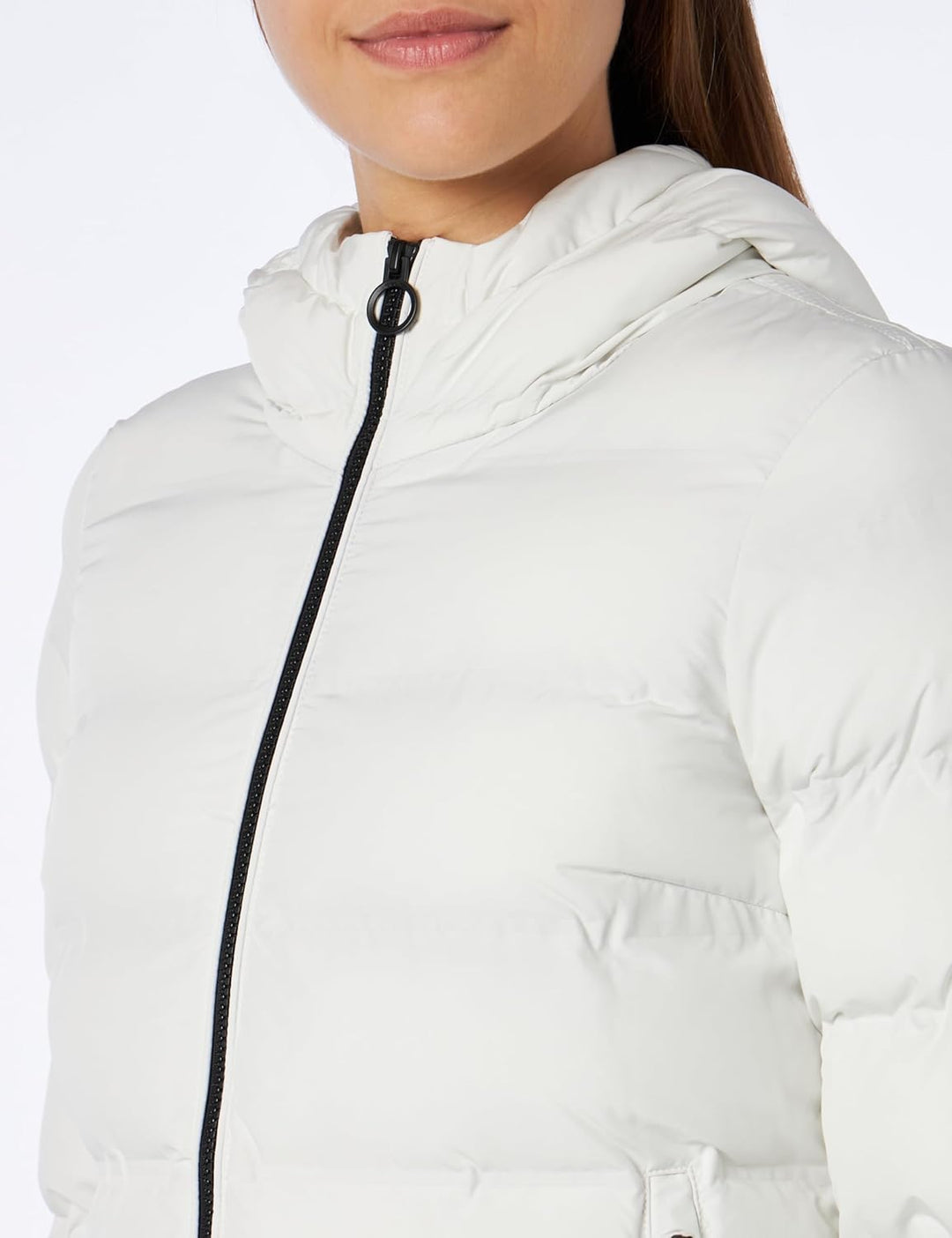 Geox Damen W Spherica Jacket 38 BLANC DE BLANC, 38 BLANC DE BLANC