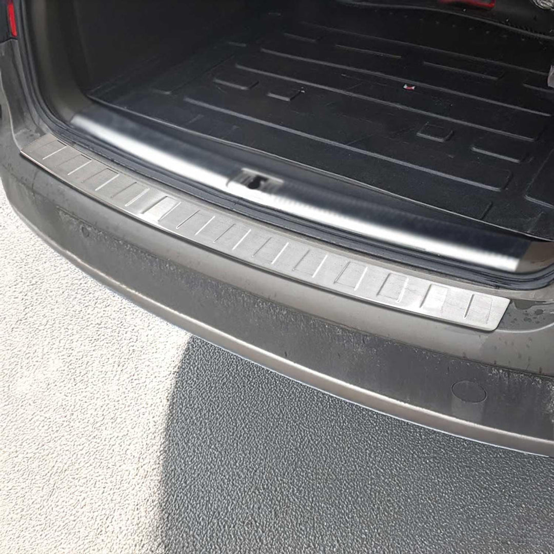 Ladekantenschutz Stossstangenschutz kompatibel mit kompatibel mit Audi A4 B9 Avant 2015-2019 Gebürst