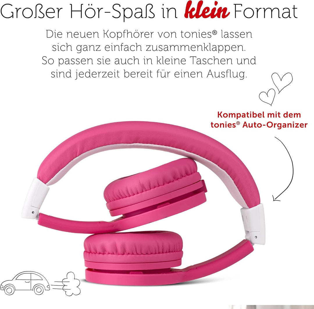 tonies-Lauscher – verstellbare &amp; Faltbare Kinder Kopfhörer mit Lautstärkebegrenzung, Over Ear Kopfhö