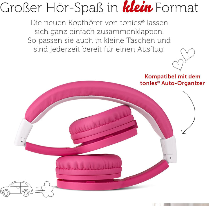 tonies-Lauscher – verstellbare &amp; Faltbare Kinder Kopfhörer mit Lautstärkebegrenzung, Over Ear Kopfhö