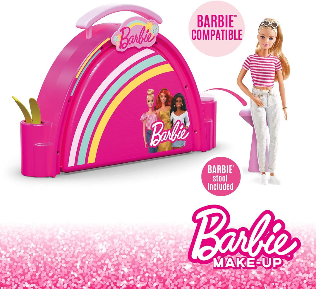 Mondo 40005 Barbie Gelateria, Eisdiele mit Kinderschminke, enthält Lipgloss, Lidschatten, Applikator