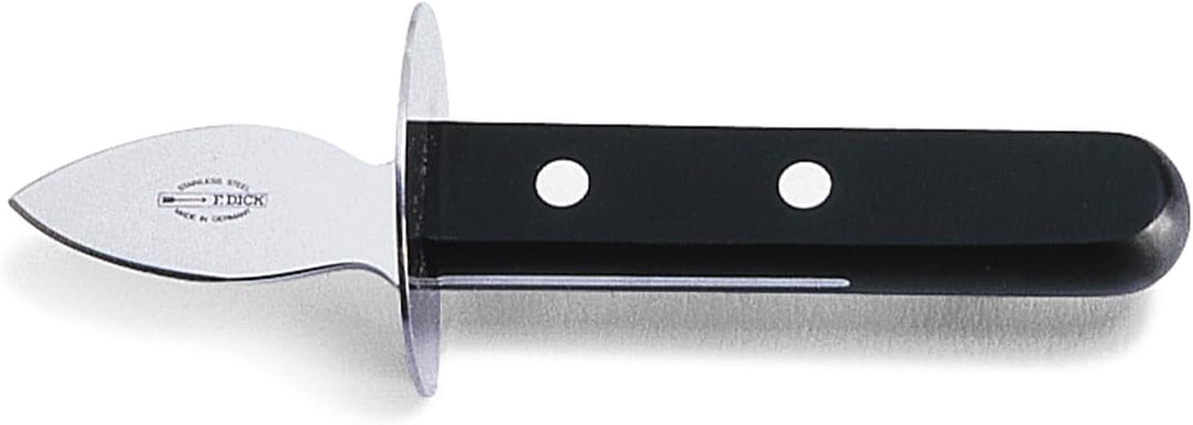 F. DICK Austernbrecher (Klingenlänge 6 cm, Griff aus hygienischem Kunststoff, inkl. Schutzplatte – s
