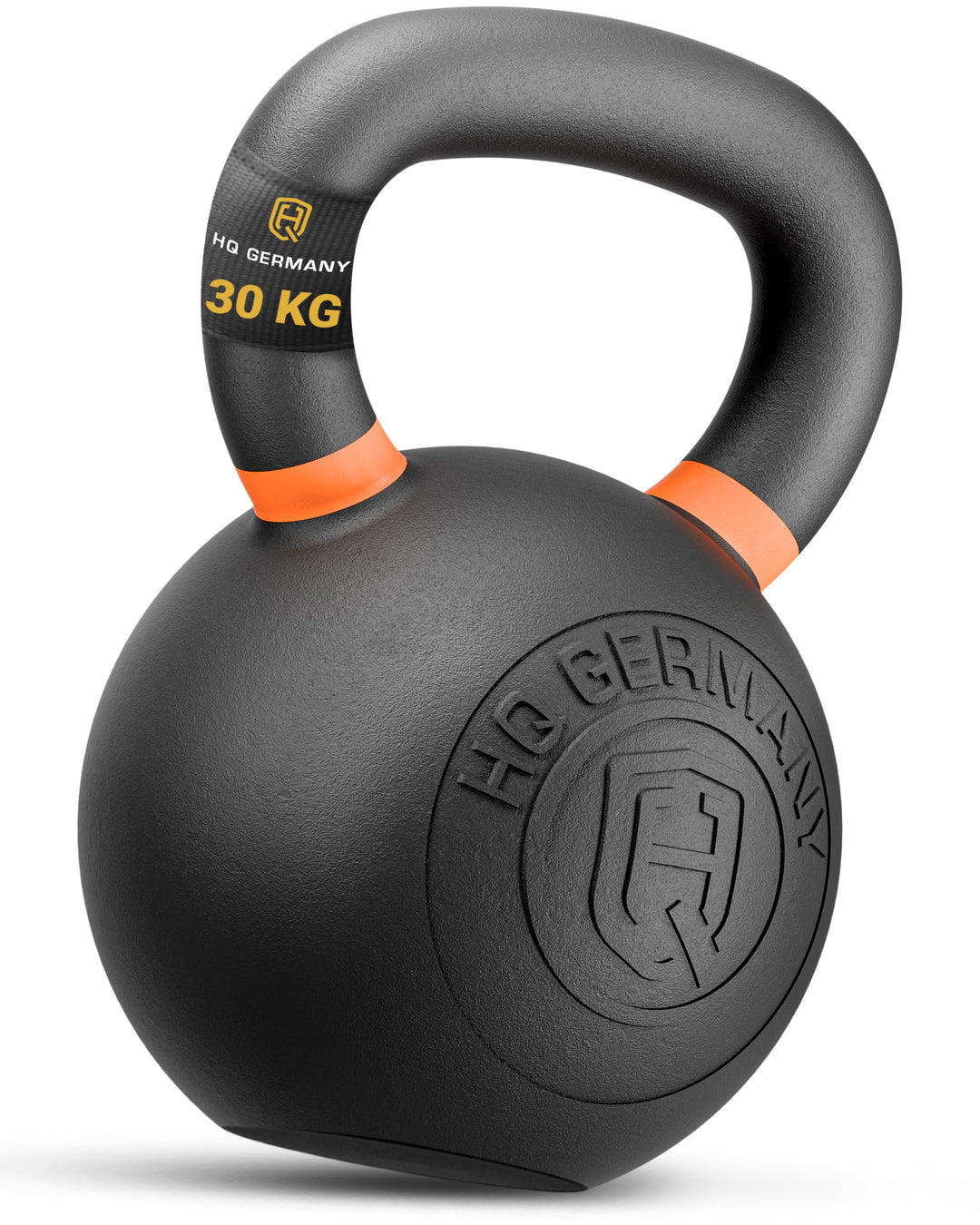 HQ Germany® Kettlebell Powdercoat [Pulverbeschichtung] - Kugelhantel 2-32kg | Vollguss ohne Schweiss