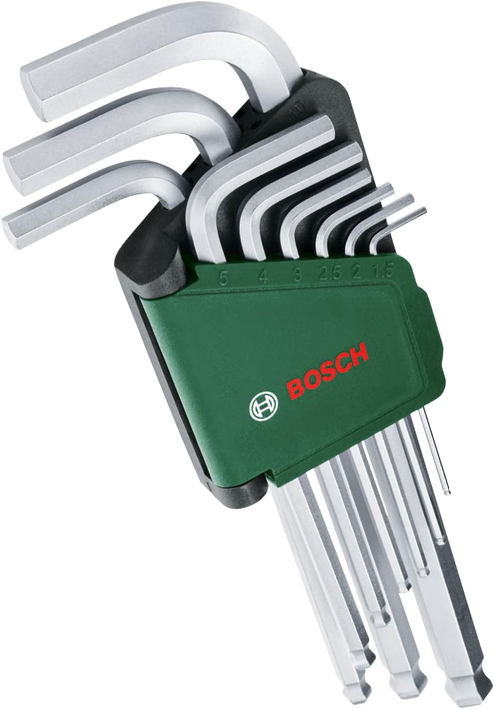 Bosch Innensechskant-Satz, 9-teilig (Innensechskantschlüssel-Set mit Kugelkopf für vielseitige Aufga