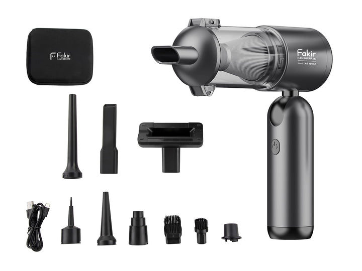 Fakir Trend AS 150 LT – 4in1 Akku Handstaubsauger Kabellos, 120 W BLDC-Motor, 17 kPa Saugleistung, E