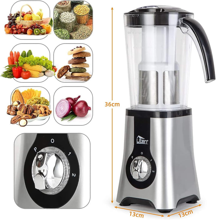 Uten Standmixer Mixer Smoothie Maker Multifunktion Standmixer Entsafte Fleisch Ice Crusher Elektrisc