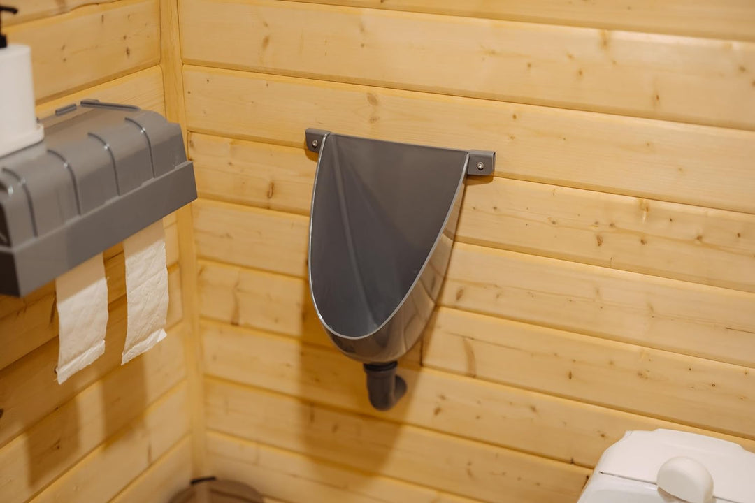 Agande Urinal Urinalbecken Pissoir Wandurinal Wandpissoir Kunststoff PVC, einfach und wasserlos mit