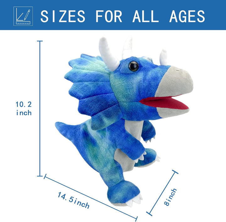 JUSTQUNSEEN Dinosaurier Handpuppen Dinosaurier Spielzeug, Dinosaurier Puppen für Kinder, Dinosaurier