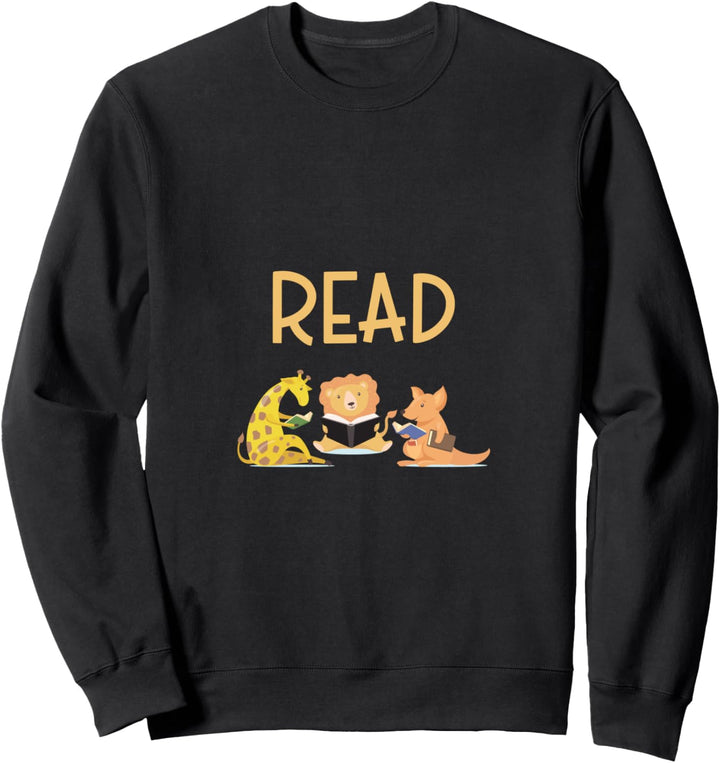 Bücher Lesen Grundschule Kindergarten Sweatshirt