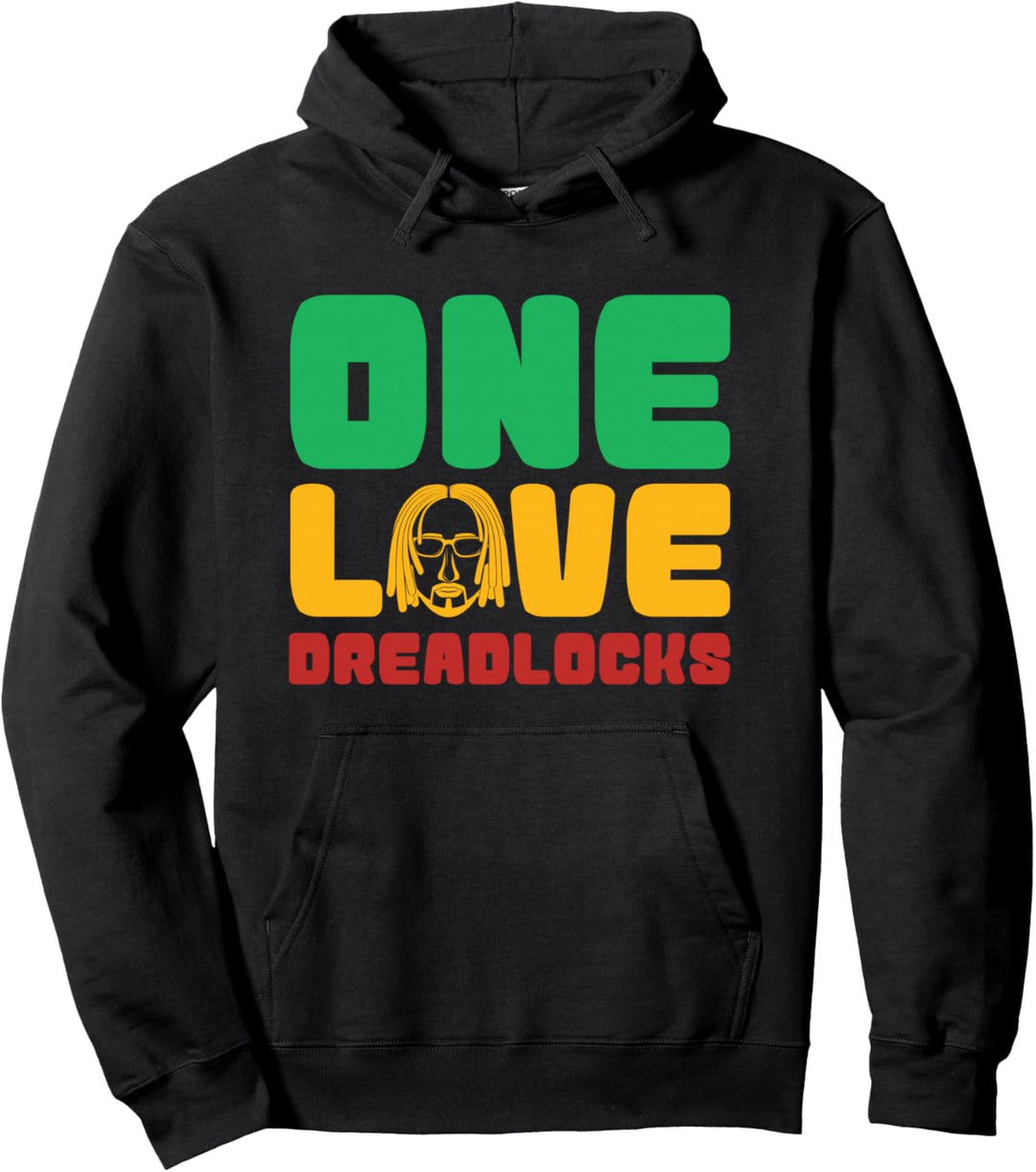 Dreadlocks Rasta Haare Geschenk - Rastafari Pullover Hoodie