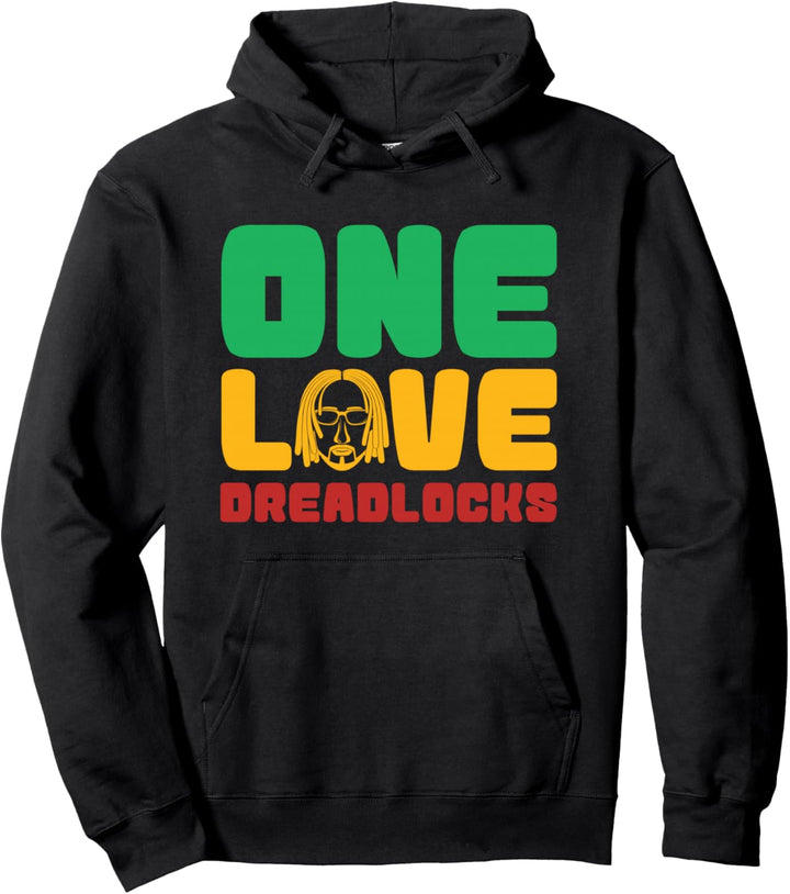 Dreadlocks Rasta Haare Geschenk - Rastafari Pullover Hoodie